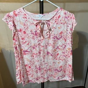 Time & Tru Floral Top